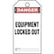Panduit Safety Tag, Vinyl, 3 in Width, 5.75 in Height PVT-96 - alternate 1